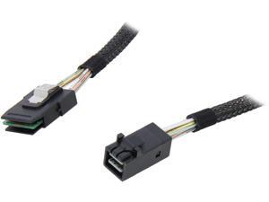 LSI LSI00401 0.8 meter internal cable SFF8643 to SFF8087 (mini SAS HD to mini SAS)--Avago Technologies