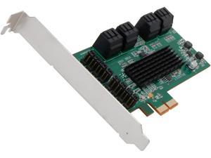 SYBA SI-PEX40071 8 Internal SATA III Ports PCI-Express Card, PCI-e x2 Slot, Specification V2.0 Plus Low Profile Bracket