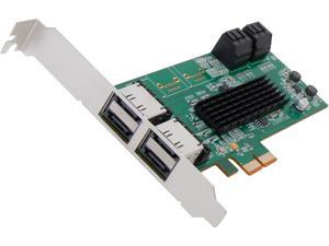 SYBA SI-PEX40072 4 Internal + 4 External, 8 Ports PCI-Express x2 Slot, Specification V2.0 Interface SATA-3 Controller Card SYBA SI-PEX40072 4 Internal + 4 External, 8 Ports PCI-Express x2 Slot, Specification V2.0 Interface SATA-3 Controller Card