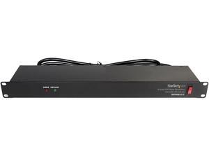 StarTech.com RKPW081915 Rackmount PDU with 8 Outlets with Surge Protection - 19 in Power Distribution Unit - 1U StarTech.com RKPW081915 Rackmount PDU with 8 Outlets with Surge Protection - 19 in Power Distribution Unit - 1U