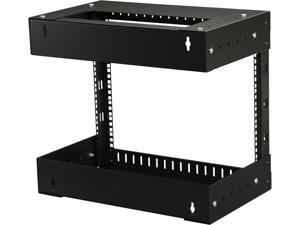 StarTech.com RK812WALLOA 8U Open Frame Wall Mount Equipment Rack - Adjustable Depth