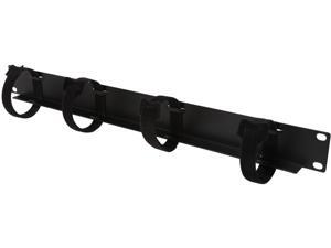 StarTech.com CMVELC1U 1U Velcro Horizontal Server Rack Cable Management Panel - 4 Loop Cable Organizer