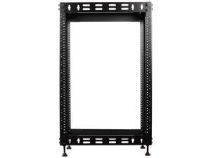 Rosewill 15U Open Frame Network Rack for Servers & AV Gear,Server Rack Floor Standing or Wall Mounted, AV Rack for 19