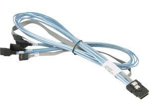 SUPERMICRO CBL-0294L-01 Internal Reverse Breakout Crossover MiniSAS to 4 SATA 70/70/70/70cm Cable SUPERMICRO CBL-0294L-01 Internal Reverse Breakout Crossover MiniSAS to 4 SATA 70/70/70/70cm Cable