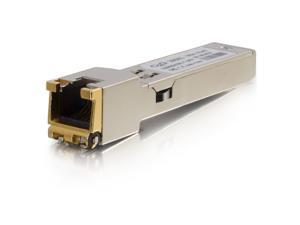 C2G HP compatible 1000Base-TX SFP Transceiver (Copper, 100m, RJ45) C2G HP compatible 1000Base-TX SFP Transceiver (Copper, 100m, RJ45)
