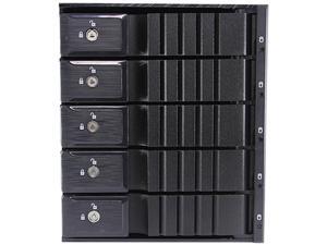 iStarUSA BPN-SEA350HD-BLACK Trayless 3x 5.25" to 5x 3.5" 12Gb/s HDD Hot-swap Rack iStarUSA BPN-SEA350HD-BLACK Trayless 3x 5.25" to 5x 3.5" 12Gb/s HDD Hot-swap Rack