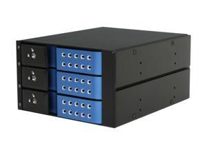 iStarUSA BPN-DE230SS-BLUE 2 x 5.25" to 3 x 3.5" SAS / SATA Trayless Hot-Swap Cage iStarUSA BPN-DE230SS-BLUE 2 x 5.25" to 3 x 3.5" SAS / SATA Trayless Hot-Swap Cage