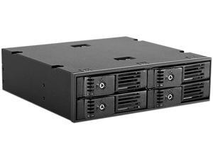 iStarUSA BPN-124K-SA 5.25" to 4 x 2.5" SATA 6Gb/s Trayless Hot-Swap Cage iStarUSA BPN-124K-SA 5.25" to 4 x 2.5" SATA 6Gb/s Trayless Hot-Swap Cage