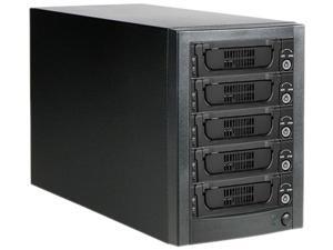 iStarUSA DAGE540T7-PM Configured by Host Controller 5-bay SAS / SATA 6.0Gb/s eSATA-Port Multiplier Hotswap JBOD Enclosure iStarUSA DAGE540T7-PM Configured by Host Controller 5-bay SAS / SATA 6.0Gb/s eSATA-Port Multiplier Hotswap JBOD Enclosure