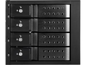 iStarUSA BPN-DE340HD-BLACK Trayless 3 x 5.25" to 4 x 3.5" 12Gb/s HDD Hot-swap Rack