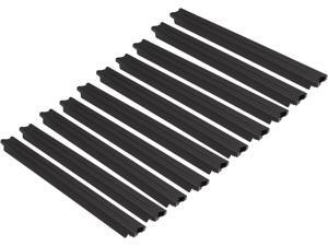 APC AR8136BLK 1U 19" Black Modular Toolless Airflow Management Blanking Panel - Qty 10