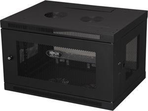 Tripp Lite 9U Wall-Mount Rack Enclosure Cabinet, Switch-Depth