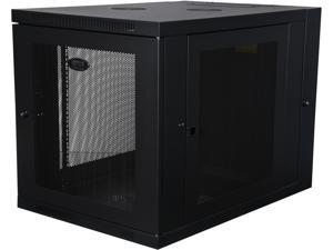 Tripp Lite 12U Wall-Mount Rack Enclosure Cabinet, Hinged Back, Server-Depth (SRW12US33)