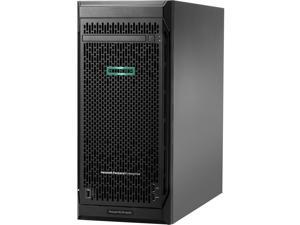 HPE ProLiant ML110 Gen10 Performance Tower Server with One Intel Xeon Scalable 4208 Processor, 16 GB Memory, 8 Small Form Factor Drive Bays, and 800w RPS Power Supply