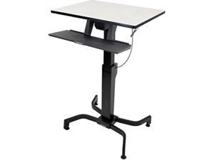 Ergotron WorkFit-C 24-215-085 Single LD Sit-Stand Workstation Computer Cart Ergotron WorkFit-C 24-215-085 Single LD Sit-Stand Workstation Computer Cart