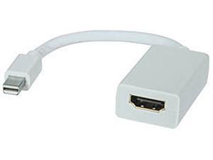 Addon 8In Mini-Displayport Male To Hdmi Female White Adapter Cable
