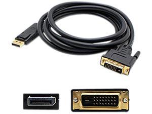 AddOn DISPLAYPORT2DVI6F AddOn 1.82m (6.00ft) DisplayPort Male to DVI-D Dual Link (24+1 pin) Male Black Adapter Cable - 100% compatible with select devices.