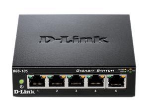 D-Link DGS-105 Unmanaged 5-Port Gigabit Switch D-Link DGS-105 Unmanaged 5-Port Gigabit Switch