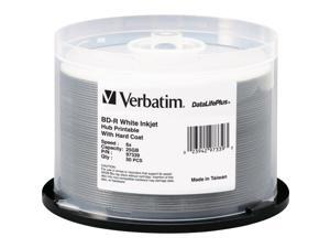 Verbatim 25GB 6X BD-R Inkjet Printable 50 Packs Disc Model 97339