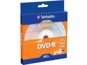 Verbatim DVD-R 4.7GB 16X 10pk Bulk Box
