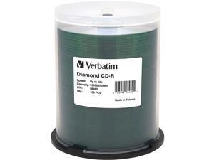 Verbatim CD Recordable Media - CD-R - 52x - 700 MB - 100 Pack Verbatim CD Recordable Media - CD-R - 52x - 700 MB - 100 Pack