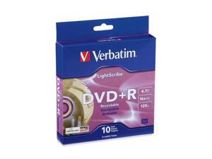 Verbatim 4.7GB 16X DVD+R LightScribe 10 Packs Disc Model 95116 Verbatim 4.7GB 16X DVD+R LightScribe 10 Packs Disc Model 95116