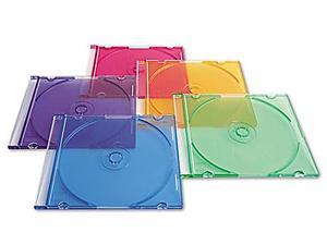 Verbatim 94178 CD/ DVD Color Slim Cases 50pk