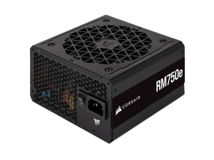 CORSAIR RM750e Fully Modular Low-Noise ATX Power Supply - Dual EPS12V Connectors - 105°C-Rated Capacitors - 80 PLUS Gold Efficiency - Modern Standby Support