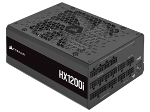 CORSAIR HX1200i Fully Modular Ultra-Low Noise ATX Power Supply - ATX 3.0 & PCIe 5.0 Compliant - Fluid Dynamic Bearing Fan - CORSAIR iCUE Software Compatible - 80 PLUS Platinum Efficiency