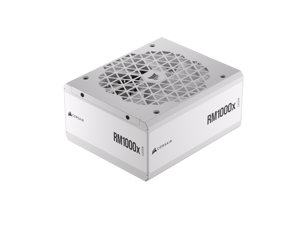 CORSAIR RMx Shift White Series, RM1000x Shift White, 1000 Watt, 80 PLUS GOLD, Fully Modular Power Supply