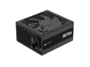 CORSAIR RMx Series RM750x ATX Power Supply - Fully Modular - ATX 3.1 - PCIe 5.1 - Cybenetics Gold - Low-Noise - Japanese Capacitors - 750 Watts