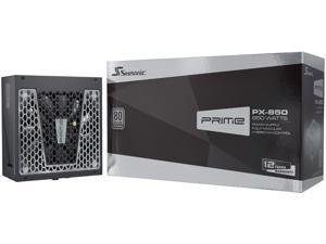 Seasonic PRIME PX-850, 850W 80+ Platinum, Full Modular, Fan Control in Fanless, Silent, and Cooling Mode, 12 Year Warranty, Perfect Power Supply for Gaming and High-Performance Systems, SSR-850PD.