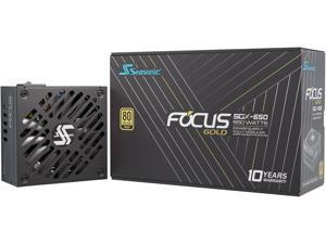 Seasonic FOCUS SGX-650, 650W 80+ Gold, Full-Modular, SFX-L Form Factor, Compact Size, Fan Control in Fanless, Silent, and Cooling Mode, 10 Year Warranty, Power Supply, SSR-650SGX. Seasonic FOCUS SGX-650, 650W 80+ Gold, Full-Modular, SFX-L Form Factor, Compact Size, Fan Control in Fanless, Silent, and Cooling Mode, 10 Year Warranty, Power Supply, SSR-650SGX.