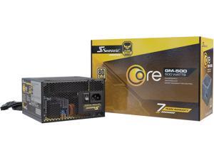 Seasonic CORE GM-500, 500W 80+ Gold, Semi-Modular, Fan Control in Silent and Cooling Mode, Perfect Power Supply for Gaming and Various Application, SSR-500LM Seasonic CORE GM-500, 500W 80+ Gold, Semi-Modular, Fan Control in Silent and Cooling Mode, Perfect Power Supply for Gaming and Various Application, SSR-500LM