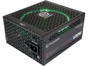 Thermaltake Smart Pro RGB 650W Smart Zero Fan SLI/CrossFire Ready Continuous Power ATX12V v2.4 / EPS v2.92 80 PLUS Bronze Certified Full Modular Power Supply PS-SPR-0650FPCBUS-R Thermaltake Smart Pro RGB 650W Smart Zero Fan SLI/CrossFire Ready Continuous Power ATX12V v2.4 / EPS v2.92 80 PLUS Bronze Certified Full Modular Power Supply PS-SPR-0650FPCBUS-R
