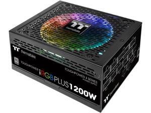Thermaltake Toughpower iRGB Plus 1200W Digital SLI/CrossFire Ready Continuous Power Digital RGB LED Smart Zero Fan ATX12V v2.4 / SSI EPS v2.92 80 PLUS PLATINUM Certified Full Modular Power Supply Thermaltake Toughpower iRGB Plus 1200W Digital SLI/CrossFire Ready Continuous Power Digital RGB LED Smart Zero Fan ATX12V v2.4 / SSI EPS v2.92 80 PLUS PLATINUM Certified Full Modular Power Supply