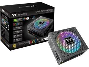 Thermaltake Toughpower iRGB PLUS 750W 80+ Gold SLI/ CrossFire Ready RGB LED ATX12V v2.4/ EPS v2.92 10 Year Warranty Fully Modular Digital Power Supply PS-TPI-0750F3FDGU-1