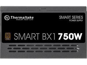 Thermaltake Smart BX1 750W ATX 12V v2.3 and EPS v2.92 80 PLUS BRONZE Certified Non-Modular Active PFC Power Supply, PS-SPD-0750NNFABU-1