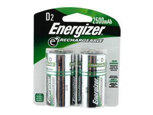 ENERGIZER Recharge 2500mAh Size D Ni-MH Rechargeable Battery, 2-Pack ENERGIZER Recharge 2500mAh Size D Ni-MH Rechargeable Battery, 2-Pack