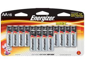 ENERGIZER Max 1.5V AA Alkaline Battery, 16-pack ENERGIZER Max 1.5V AA Alkaline Battery, 16-pack