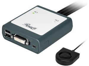 Rosewill 2-Port USB DVI KVM Switch - RKV-18001