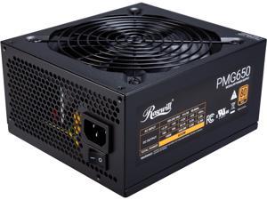 Rosewill PMG650 80 Plus Gold Certified 650W Fully Modular Power Supply | ATX, 12V v2.31, EPS 12V v2.92 | 135mm Quiet Fan | 5 Year Warranty