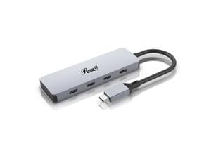 Rosewill USB C Hub, 10Gbps 4-in-1 USB 3.2 Adapter with 4 USB-C 3.2, 4 Ports USB C Splitter Extender for MacBook Pro/Air, iPad Pro, iPhone 15/15 Pro Max, Surface, PC, Laptops , RHUB-C4