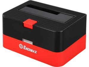 ENERMAX EB310SC 2.5" & 3.5" Black / Orange SATA I/II/III USB 3.0 USB 3.0 Hard Drive Docking, Hot Swap, Super Charge Port, SATA I/II/III HDD or SSD