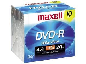 maxell 4.7GB 16X DVD-R 10 Packs Disc Model 638004 maxell 4.7GB 16X DVD-R 10 Packs Disc Model 638004