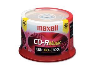 maxell 700MB 32X CDR single spindle of 30 Packs 32x CDR Digital Audio Media Model 625335