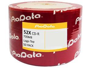 PIODATA 700MB 52X CD-R 50 Packs CD/DVD R/RW Media Model 801-800SA