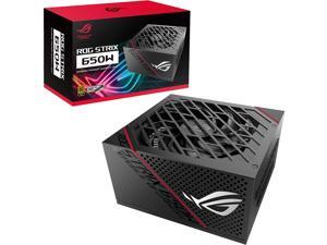 ASUS ROG Strix 650 Full Modular 80 Plus Gold 650W ATX Power Supply with 0dB Axial Tech Fan and 10 Year Warranty