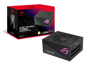 ASUS ROG Strix 1200W Gold Aura Edition (Fully Modular Power Supply, 80+ Gold Certified, ATX 3.0, Cybenetics Lambda A+ Certification, PCIe Gen 5.0 Ready, Axial-tech Fan, Aura Sync, 10 Year Warranty)