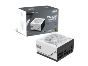 ASUS Prime 750W Gold (750 Watt, ATX 3.0 Compatible, Fully Modular Power Supply, 80+ Gold Certified, Dual Ball Bearings, Two Color Options in One, 8-Year Warranty)